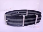 Omega 007 Pro-hunter Black White stripe Nylon strap_th.jpg